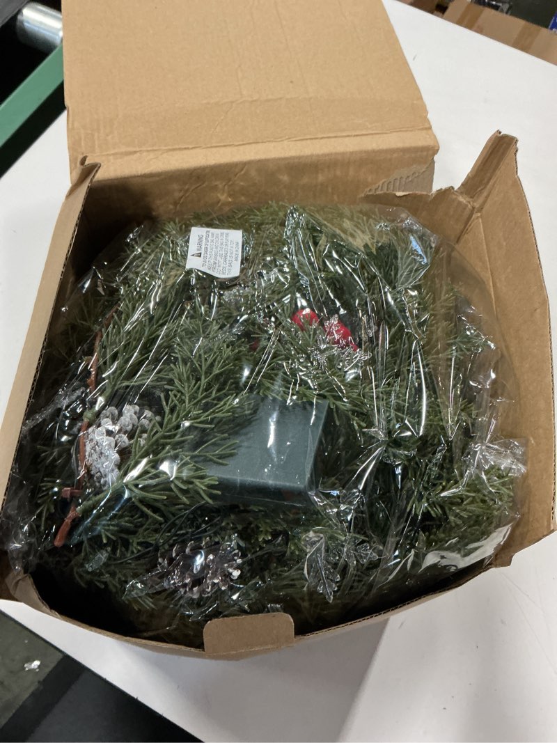 Condition photo showing New/Like New for 9FT Cedar Garland Decor, Artificial Cypress Garlands with LED String Lights, Green Pine Greenery Garland Christmas Decorations for Dining Table, Mantel, Porch, Wall, Stairs, Winter Xmas Decor