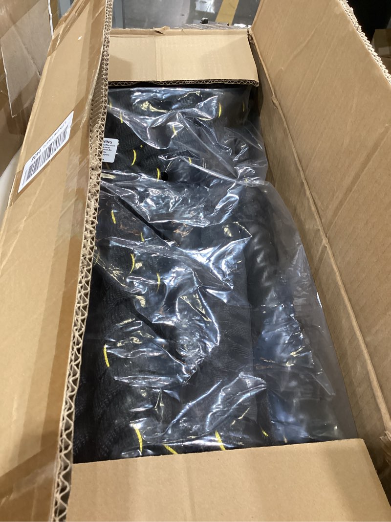 Condition photo showing As Is for yes4all 1.5/2 inch battle ropes with extra protective sleeve, workout ropes for cross-training home gym & fitness exercises, strength training - 30,40,50 feet lengths available no cover 1.5in - 30ft