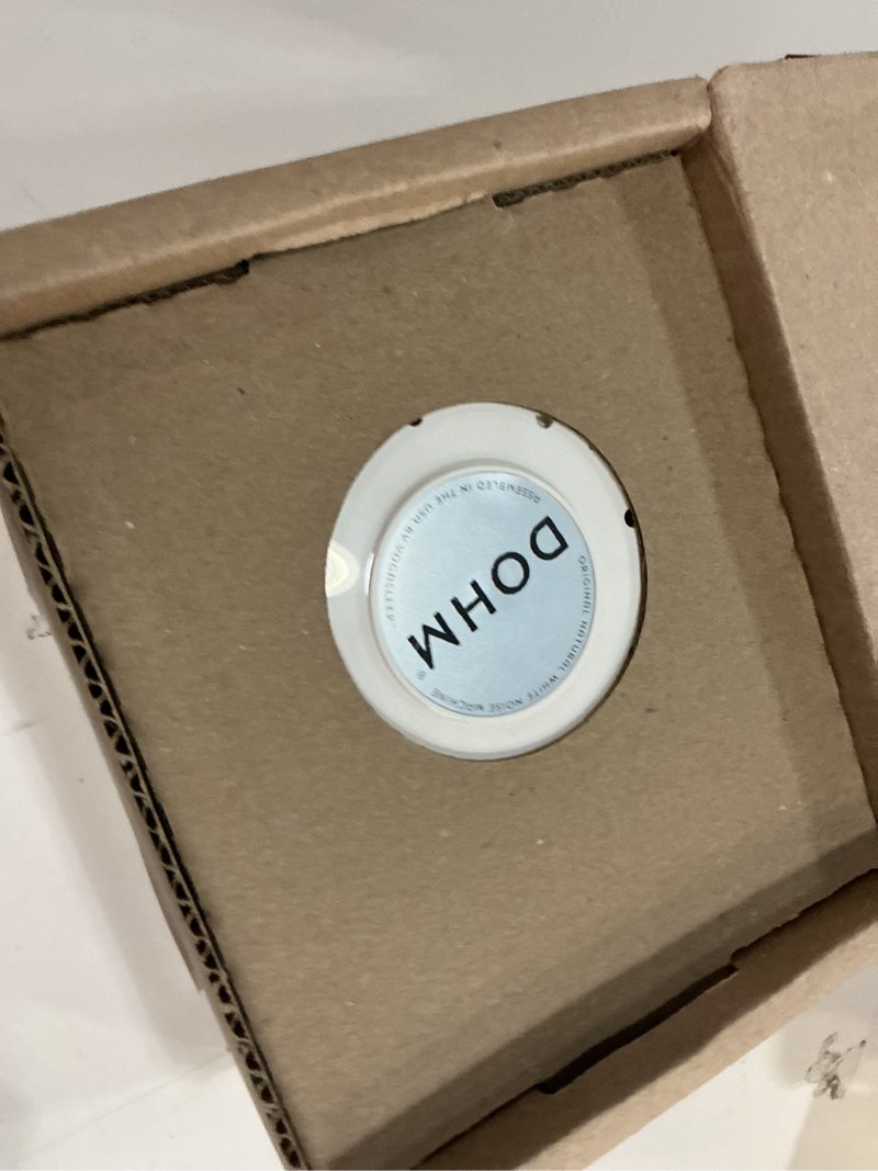 Condition photo showing New/Like New for Yogasleep Dohm Classic (White) The Original White Noise Sound Machine, Soothing Natural Sounds from a Real Fan, Sleep Therapy for Adults & Baby, Noise Cancelling for Office Privacy & Meditation White Pack of 1