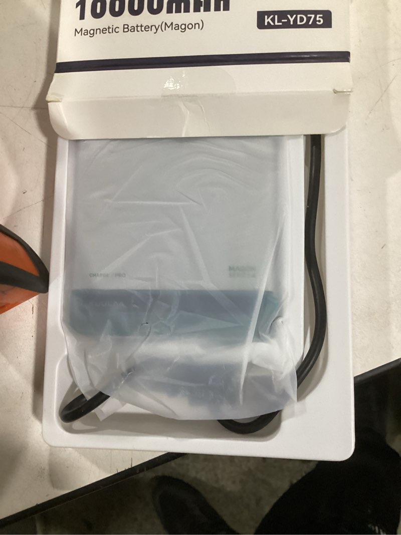 Condition photo showing Good Condition for Kuulaa 10000mAh MagSafe Battery Pack, 0.51in Ultra Slim Magnetic Power Bank with LED Indicator, 20W PD USB-C Fast Charging Portable Charger for iPhone 17/16/15/14/13/12, Silver