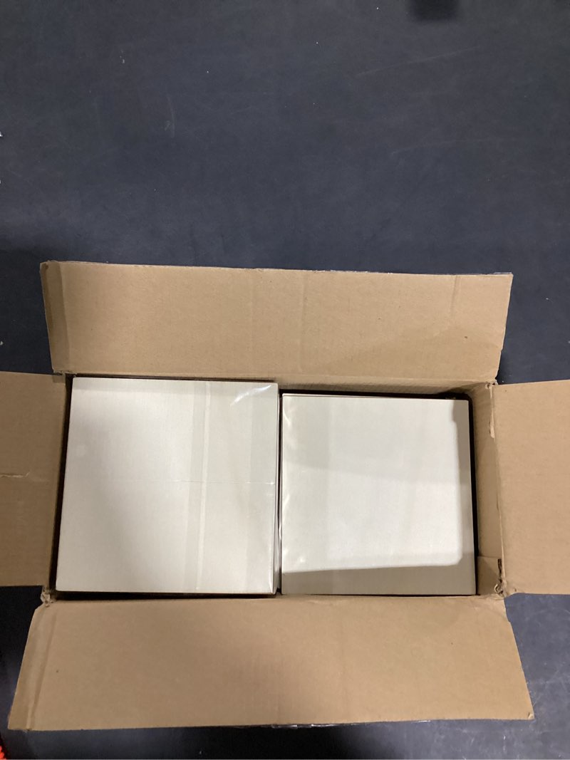 Condition photo showing Good Condition for ilauke 5"x 5" Wooden Squares for Crafts, 50 Pcs Unfinished Wood Pieces Blank Balsa Wood Sheets for Crafts Wood Burning Painting Staining Wood Engraving 5 Inches