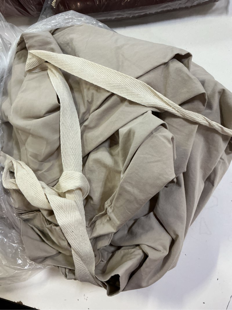 Condition photo showing Good Condition for organic crisp percale deluxe bedding bundle, king, dove