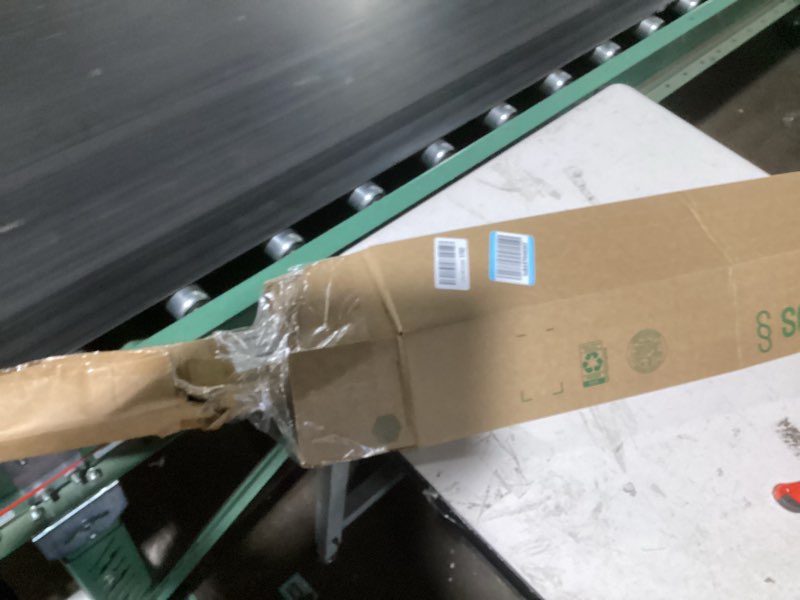 Condition photo showing Good Condition for amazon basics no drill spring tension curtain rod, adjustable 78-108" width, white, classic finial white 78-108" indoor