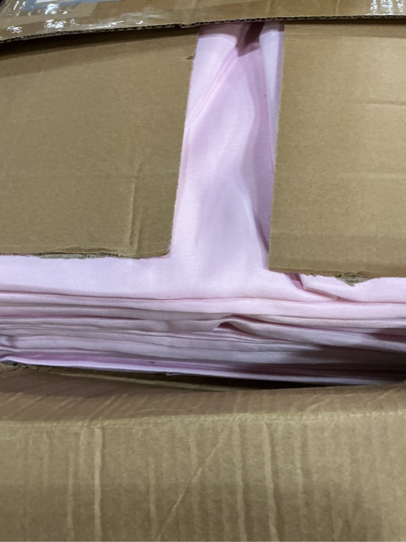 Condition photo showing Good Condition for 6-pack pink tablecloths for rectangle tables, 90 x 156 inches, stain-resistant polyester fabric for 8 foot tables - washable table covers for weddings, banquets, birthday parties, events pink 90x156 in, 6 pack