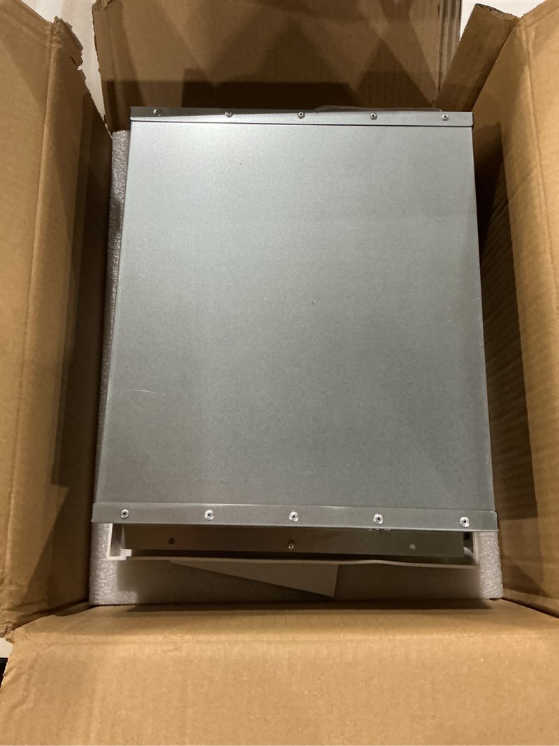 Condition photo showing New/Like New for 9815WH Large Capacity electric wall heater with Thermostat for Bedroom, bathroom, Living Rooms, etc., Wall Heater 1500 Watt, 120/240 Volt, White