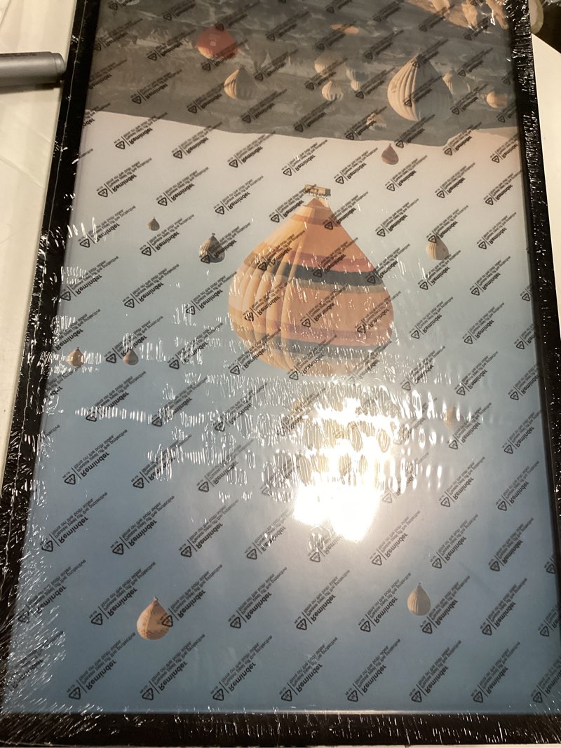 Condition photo showing Good Condition for 14x24 picture frame for wall display, 14x24 black picture frame with shatter resistant plexiglass, stable and sturdy 14 x 24 poster frame for wall display, handpicked gift collection, 1 pack