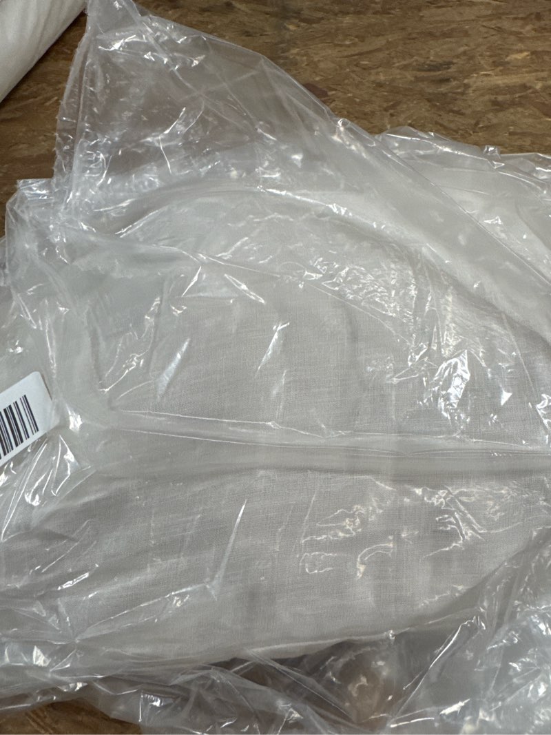 Condition photo showing Good Condition for european linen duvet cover set, king/cal king, sand
