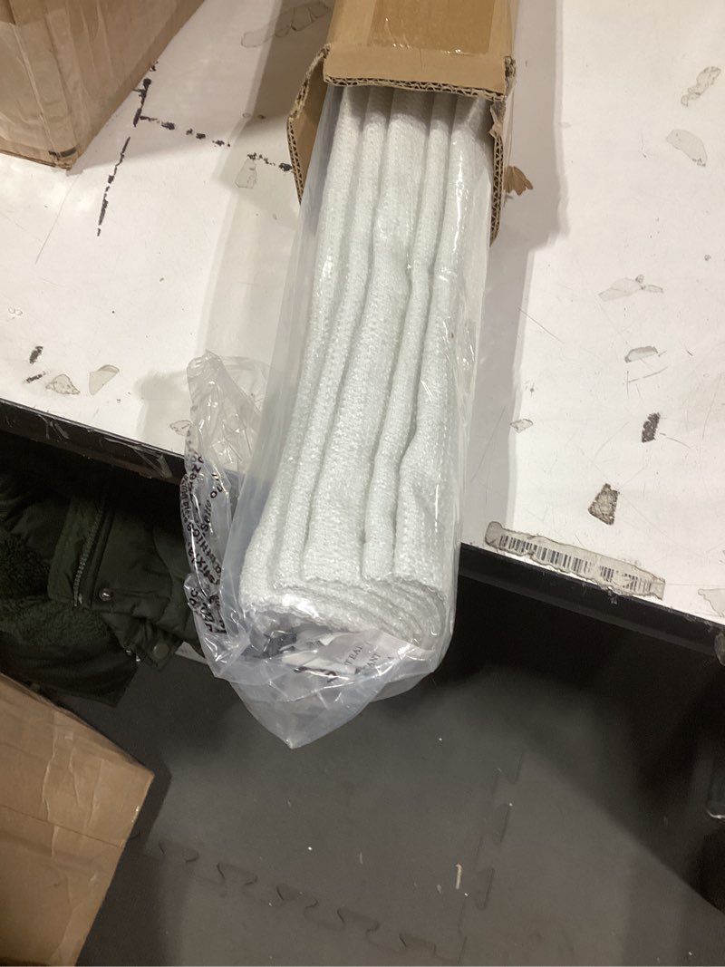 Condition photo showing Good Condition for No Tools No Drill Cordless Roman Shades for Indoor Windows 100% Blackout, for Window Size 25" W × 48" H White White 25" W × 48" H