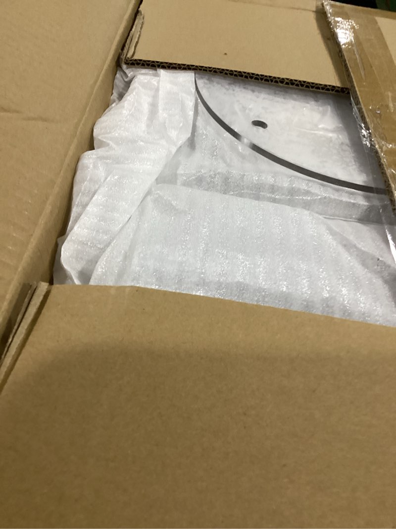 Condition photo showing Good Condition for 4pcs 5 arm acrylic candelabra for table wedding centerpiece,crystal clear candle stick holders candelabra centerpiece stands with removable lampshade for party easter baby shower fit 0.8 led candle 22.6"tall 4