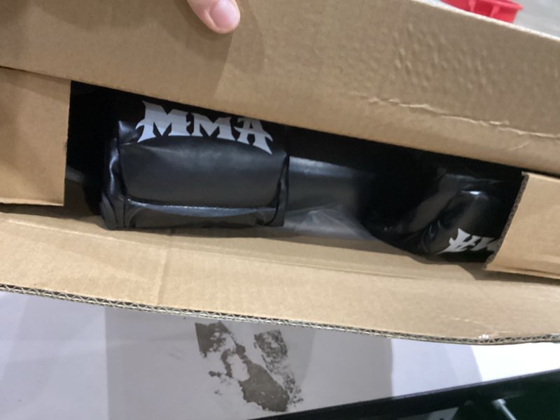 Condition photo showing As Is for Upgraded Large Size Music Boxing Machine for Kids & Adults, Smart Bluetooth Boxing Machine Wall Mounted with LED, 9 Modes & 9 Speeds, Punching Workout Machine with Boxing Gloves