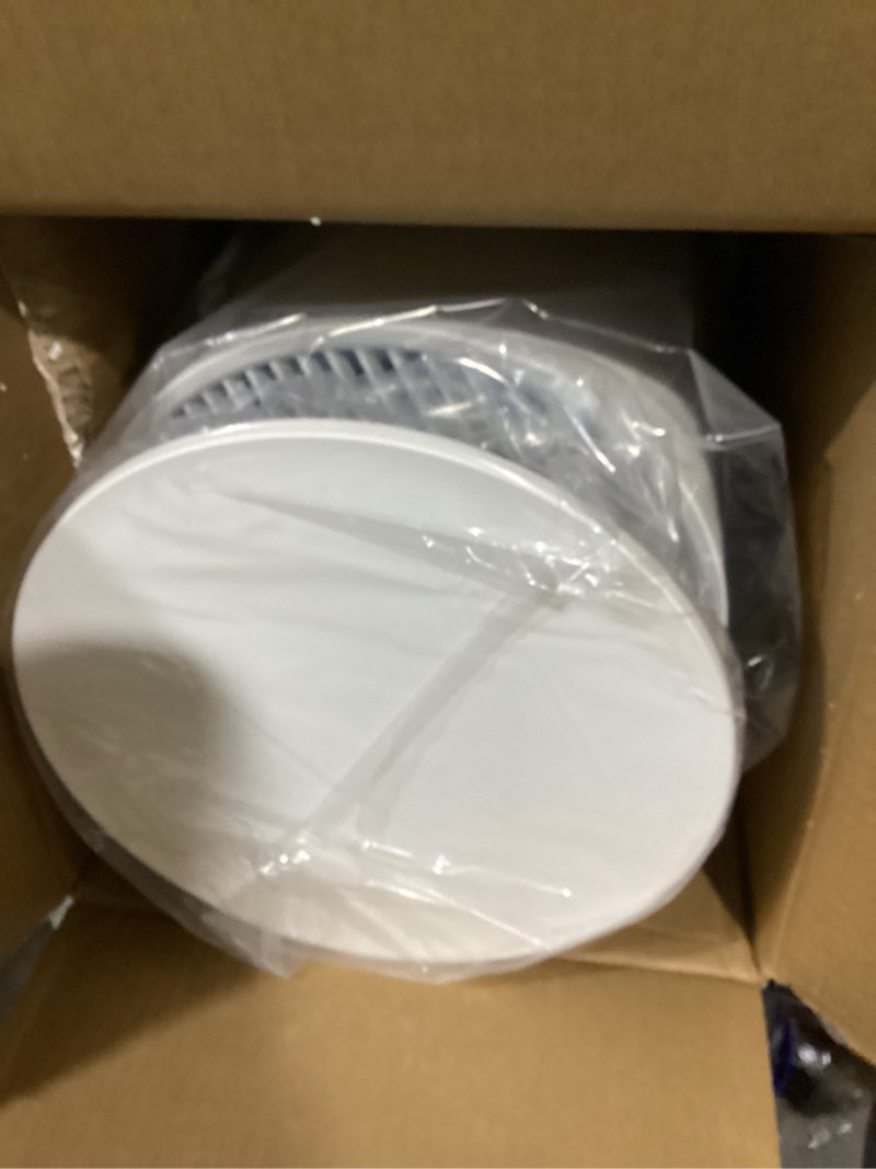 Condition photo showing As Is for switchbot air purifiers for home large room with matter up to 3620 ft², 20db, washable pre-filter, pet mode, 10 rgb colors, aromatherapy, work with apple home, google home, homeassistant air purifier - floor model - standard white