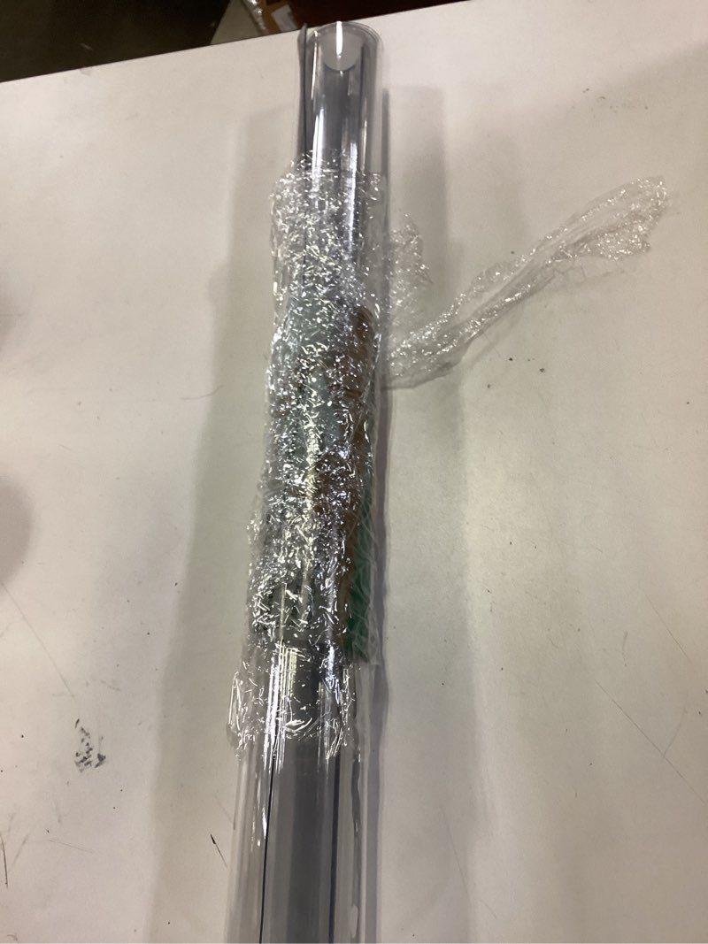 Condition photo showing Good Condition for 24 x 48 Inch Clear Table Cover Protector, Clear Table Protector for Dining Room, 1.5mm Plastic Table Cover, Waterproof Table Pad for Kitchen, Office Clear 24" x 48"