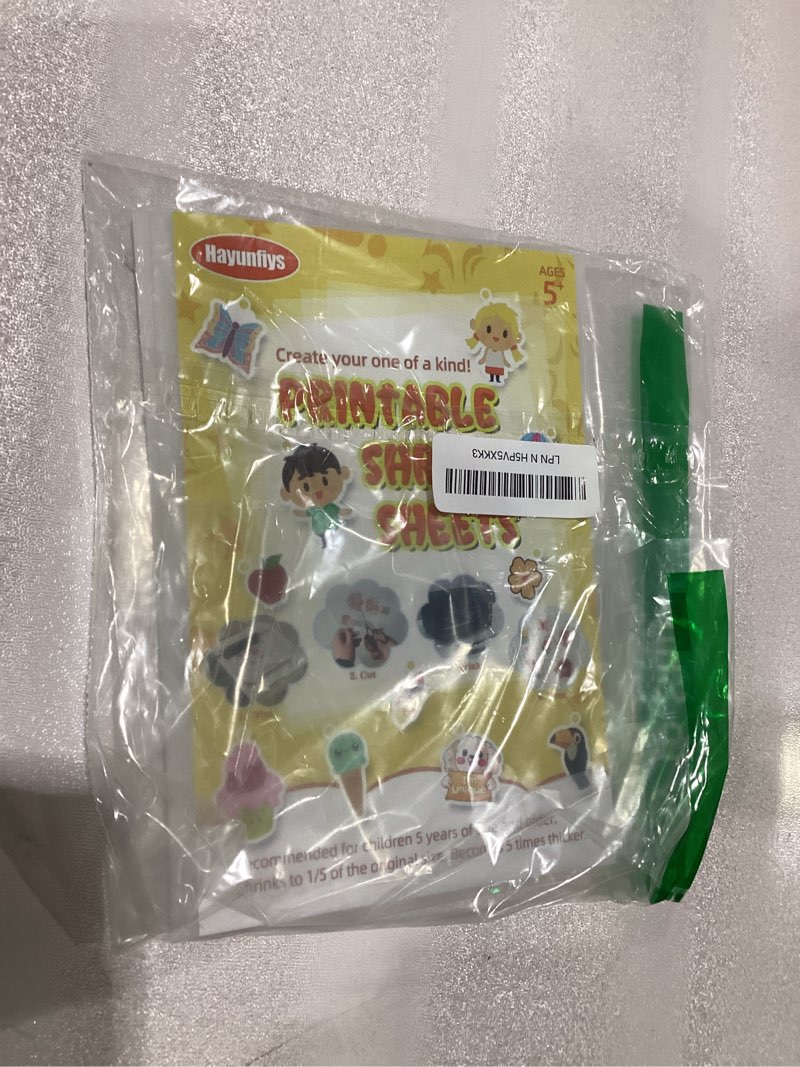 Hayunfiys Shrinky Plastic Sheets