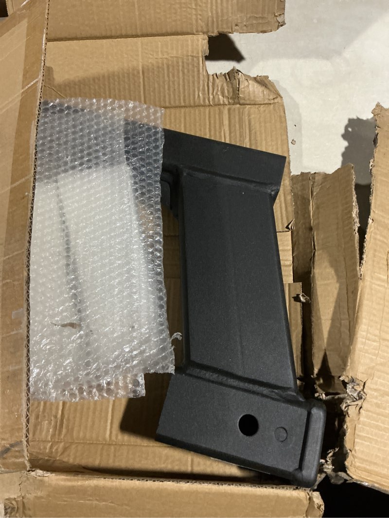 Condition photo showing Good Condition for 864081 trailer hitch extender with 10-inch riser/drop, 2 inch hitch receiver, solid shank, 10000lbs capacity 10" drop