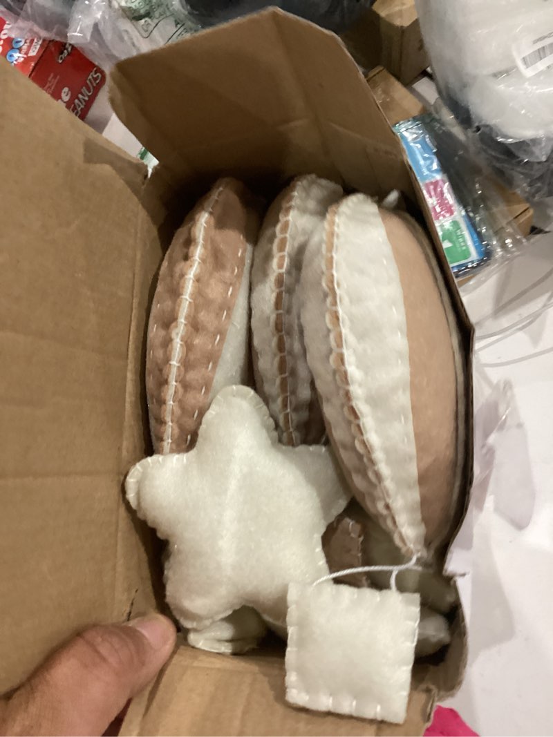 Condition photo showing As Is for poen 10 pcs star hot air balloon and cloud nursery decor western wall decor for bedroom mini felt clouds stars hot air balloon nursery felt wall for kids baby bedroom(khaki)