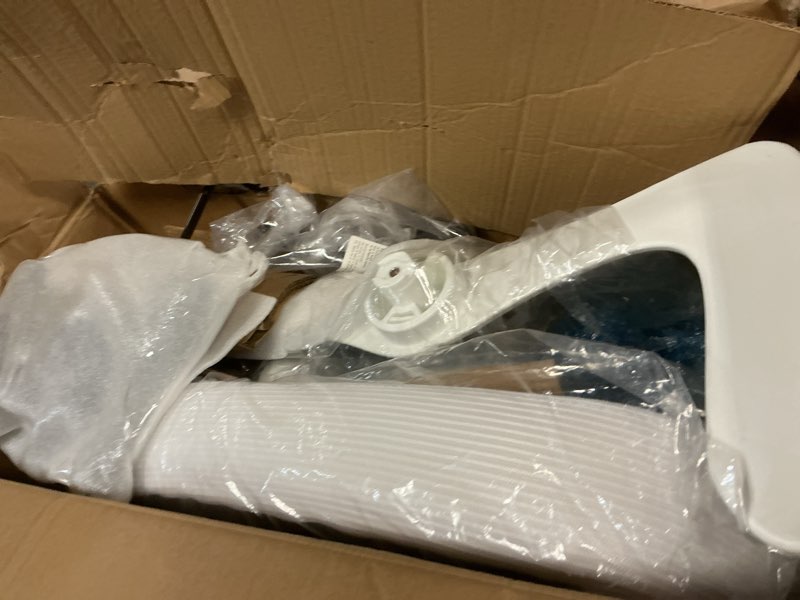 Condition photo showing New/Like New for ergonomic office chair, comfy desk chair with adjustable lumbar support, mesh computer chair with wheels, flip-up armrests, swivel rolling executive chair for home office, gaming, white