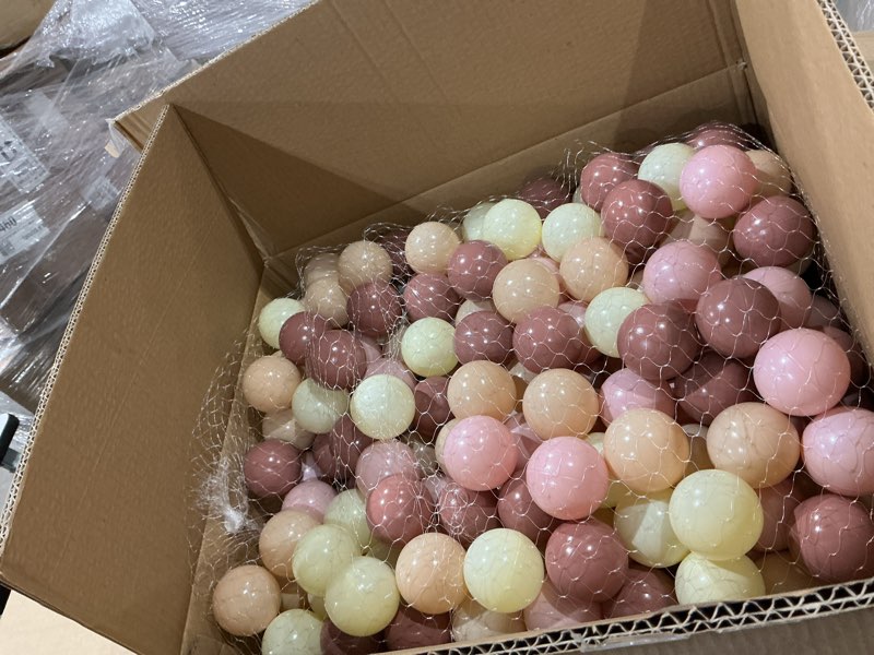 Condition photo showing Good Condition for realhaha ball pit balls 50 100 200 500 play balls plastic balls for baby girls toddlers kids play tent pool playhouse playpen party decoration pink yellow 500 balls