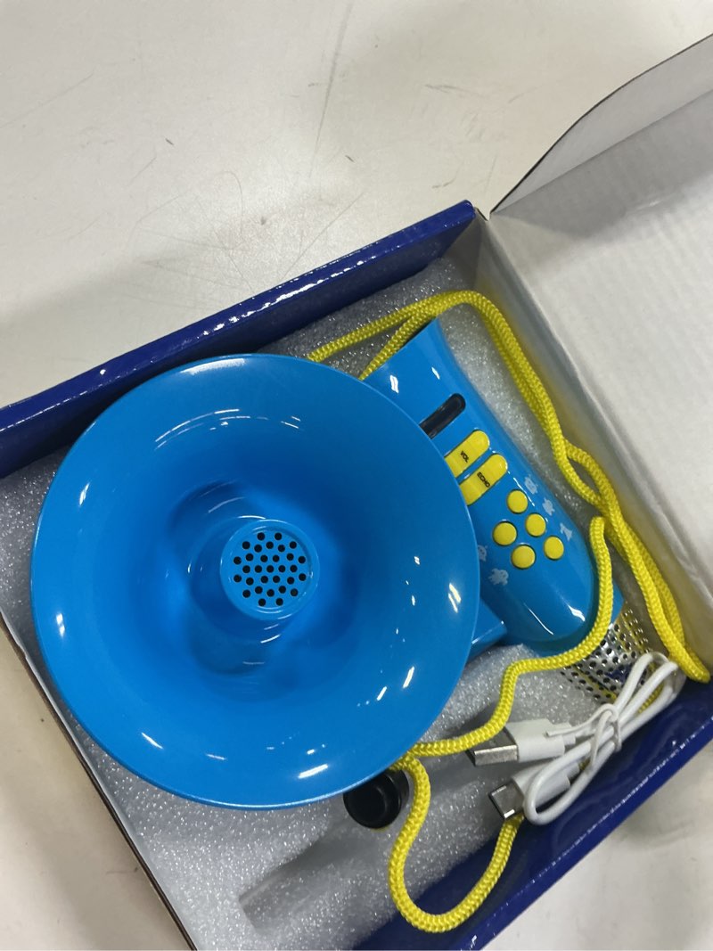 Condition photo showing Good Condition for Mini Explorer Voice Changer for Kids for Kids - Voice Changing Device for Boys & Girls Ages 3-8+ Olds Birthday Gifts for 3, 4, 5, 7, 8 Year Old Boy - Toys Gift Ideas for Kid, Toddler Blue - Multi-colored