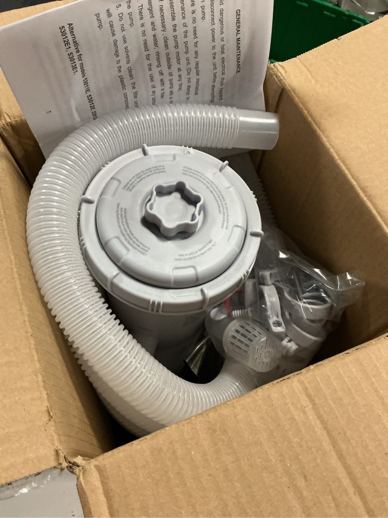 Condition photo showing Good Condition for tongass 1000 gph pool pumps, above ground pool filter pump for swimming pools 1000 gph pumps flow rate all-in-one above ground pools filters pump accessories uses type a or c filter cartridge