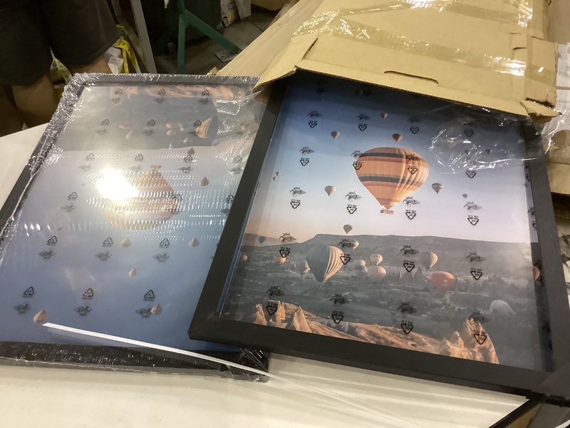 Condition photo showing As Is for 4x5 Picture Frame Black for Wall Hanging or Tabletop, Wood 4 x 5 Frame Photo Frame for Wall Horizontally or Vertically, Black, 1 Pack 1 4x5 inch