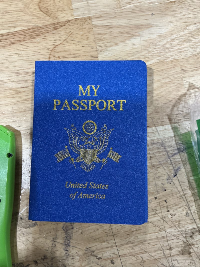 Condition photo showing New/Like New for woanger (10)pcs blank passport for kids book passport notebook blue bulk 4 x 5.5 inch play fake pass port for travel operation world travel activity (classic) 10 classic
