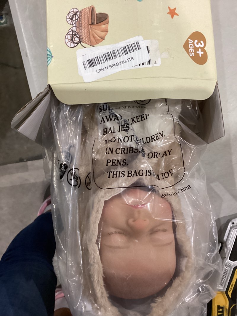 Condition photo showing Good Condition for BABESIDE Lifelike Reborn Baby Dolls Boy - 17-Inch Baby Soft Body Realistic-Newborn Baby Doll Silicone Full Body Vinyl Real Life Baby Dolls with Toy Accessories for Kids Age 3+