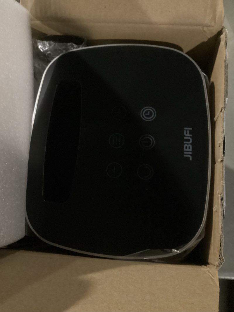Condition photo showing As Is for Small Portable Space Heater for Indoor Use - with 70°Rotating Feature, JIBUFI 1500W PTC Electric Heater, Rapid and Safe Heating, Remote Control, 1-12 Hr Timer for Bedroom, Office