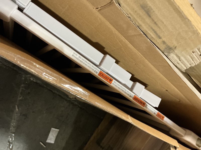 Condition photo showing As Is for Safety 1st Extra Wide Baby Gate with Door: Premium Child Safety, Extra Tall Gate for Doorways, Dog Gates, Easy Installation, 36" Tall & Wide, Fits 29"-47" 1-Pack 29" to 47" Wide x 36" Tall White