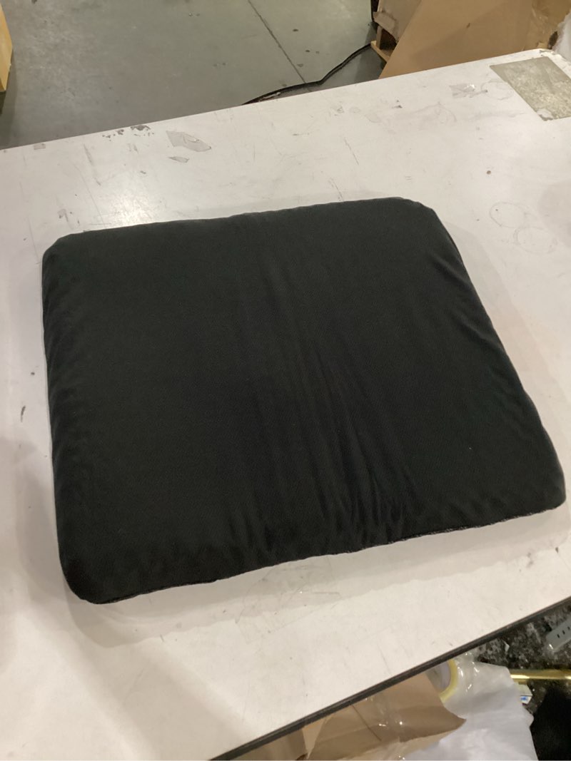 Condition photo showing Good Condition for gel seat cushion, cooling thick big breathable honeycomb design absorbs pressure points seat cushion with non-slip cover for office chair home cars wheelchair black