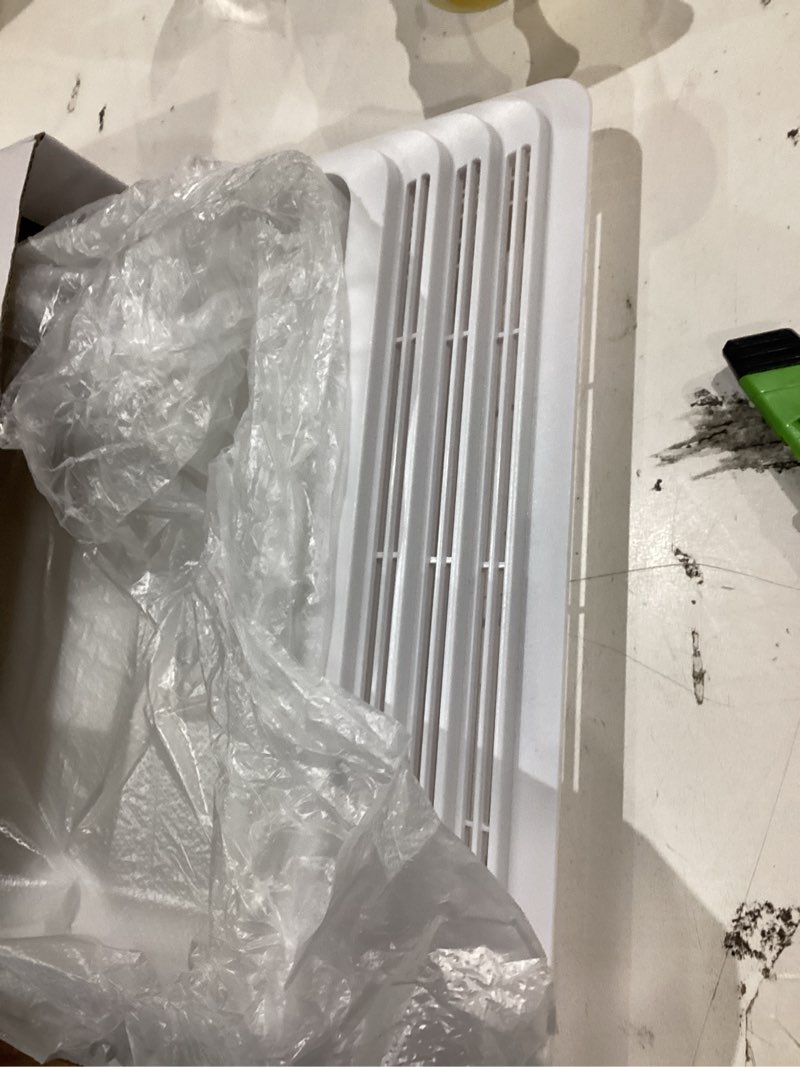 Condition photo showing Good Condition for s97014094 bathroom fan cover grille and lens for br-oan nu-tone 678, 679, 679fl, 679flt, 680, 680fl, 680flt, m680, hd50l, hd80l, 678c exhaust fan models