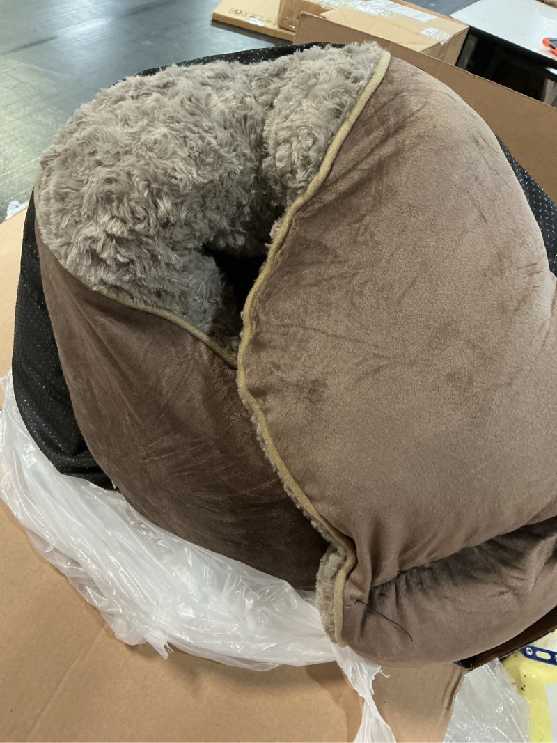 Condition photo showing Good Condition for invenho xx-large dog bed rectangle washable orthopedic soft calming sleeping durable pet cuddler with anti-slip bottom xxl(42"x 30"x 10") dark brown