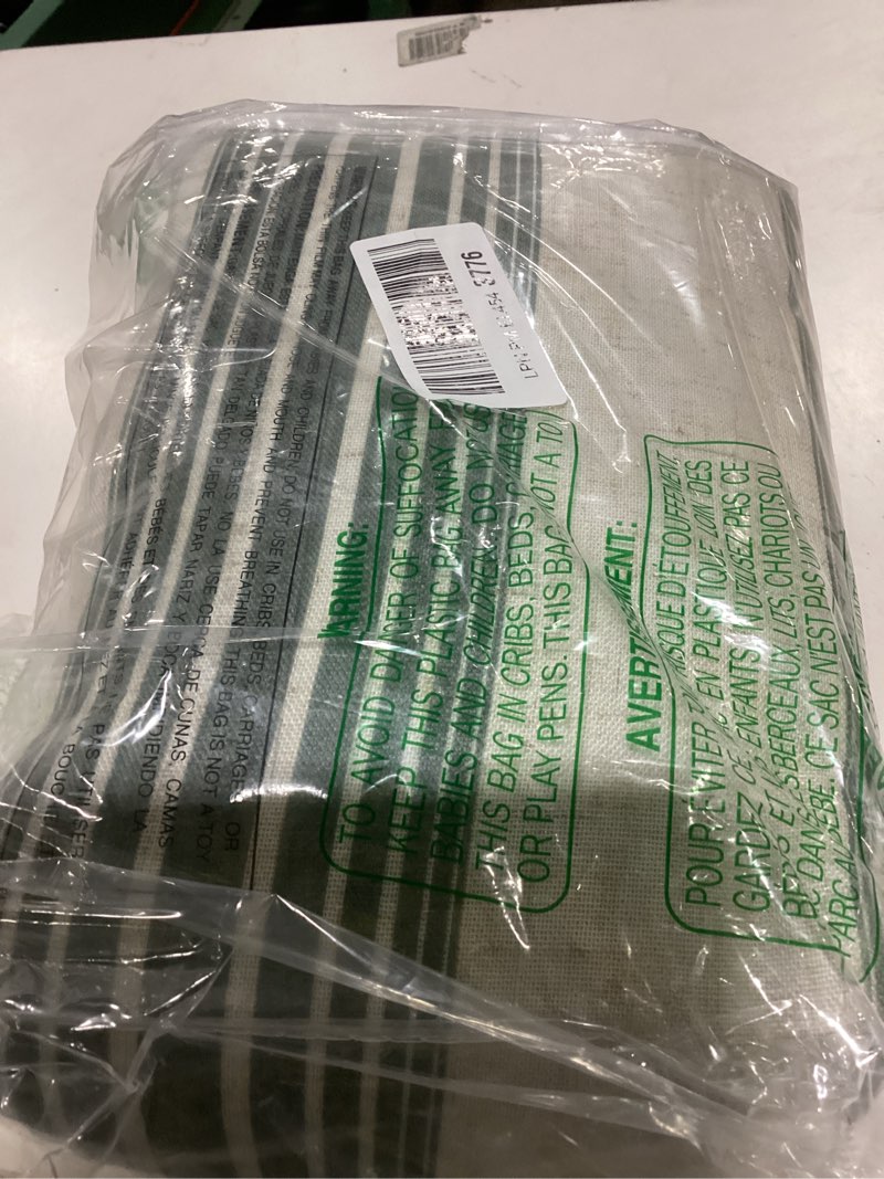 WINDOW PANELS (PAIR) 3IN1 GOLDEN GREEN 52 IN X 84 IN STRIPES