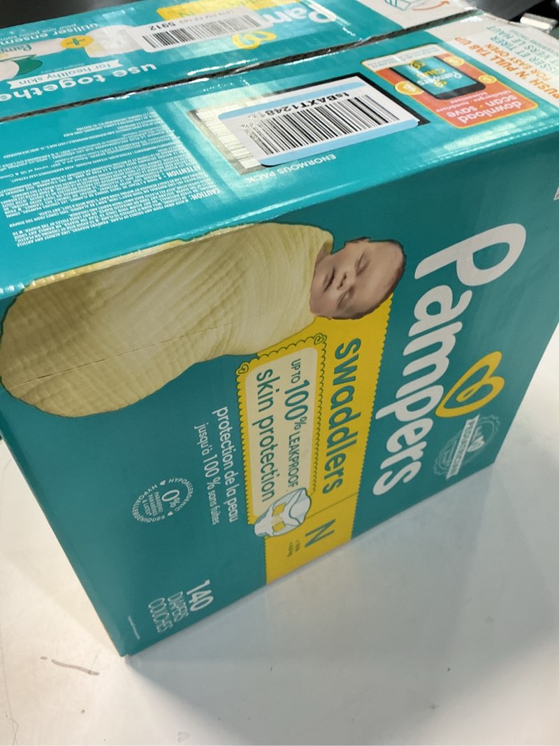 Condition photo showing New/Like New for Pampers Swaddlers Sensitive Disposable Diapers - Size 0 - 140ct