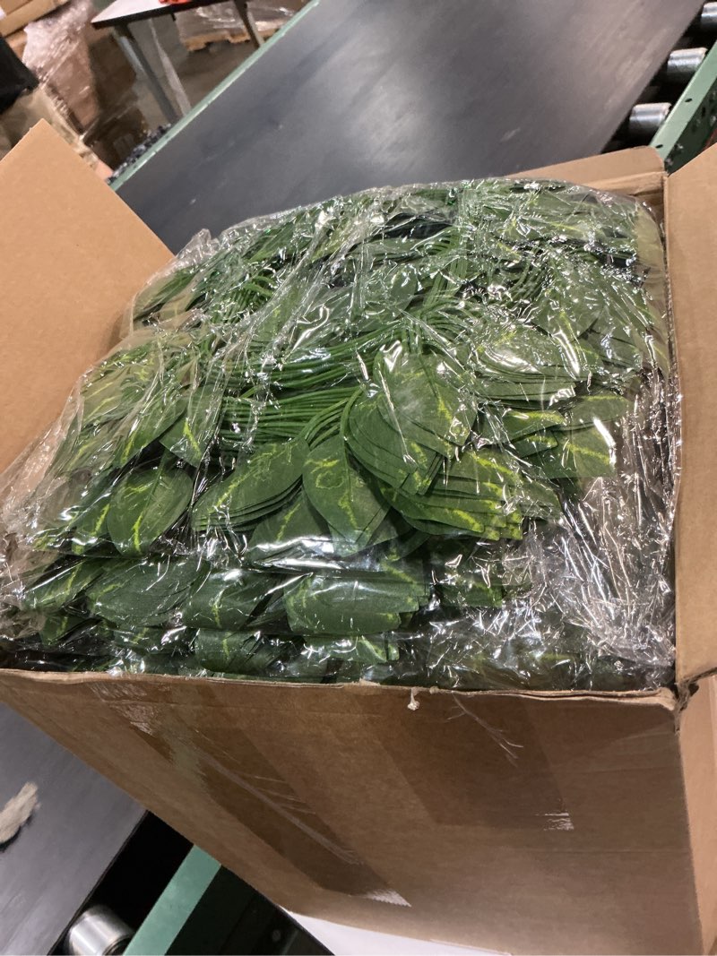 Condition photo showing New/Like New for 300 pcs 2166ft fake vines bulk artificial ivy garland greenery hanging vines plants green leaves for bedroom wedding garden home wall jungle themed party decorations 300 2166ft