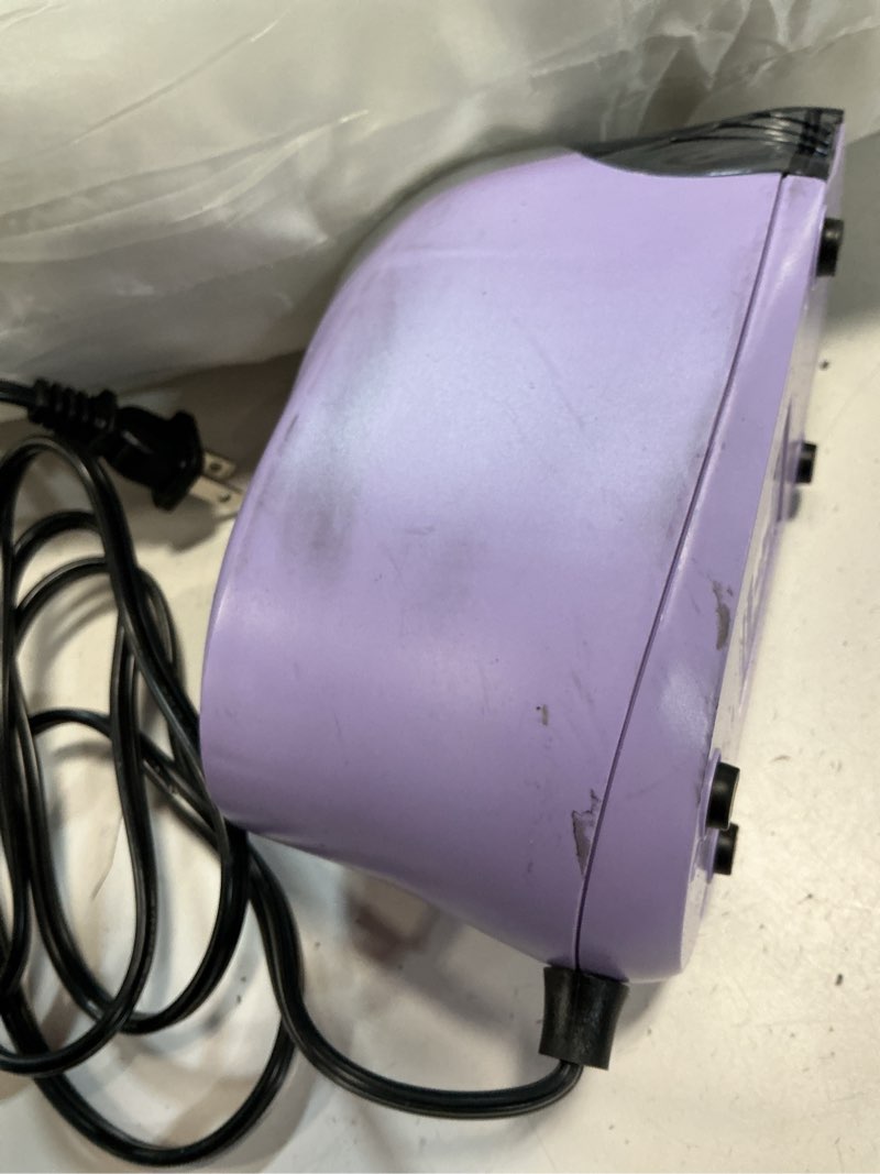Condition photo showing As Is for bostitch office quietsharp executive heavy duty electric pencil sharpener for 65% faster sharpening and 6x longer cutter life - colored pencil compatible, purple purple pencil sharpener