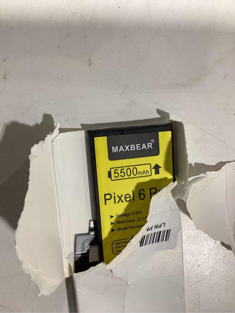 Condition photo showing Good Condition for google pixel 6 pro battery, (upgraded) maxbear 5500mah 3.85v li-polymer replacement battery for htc google pixel 6 pro with repair tool kit