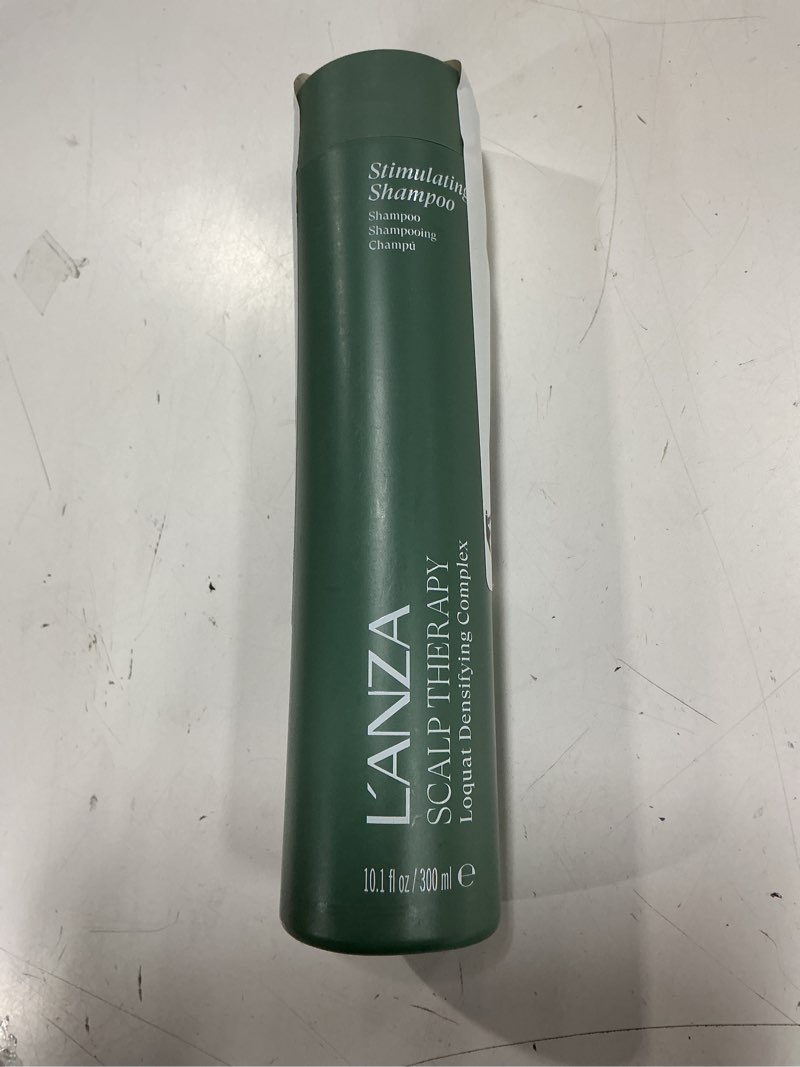 Condition photo showing New/Like New for l'anza scalp therapy stimulating hair treatment, leave-in, supports healthy growth, adds fullness, 10.1 fl/ 300 ml