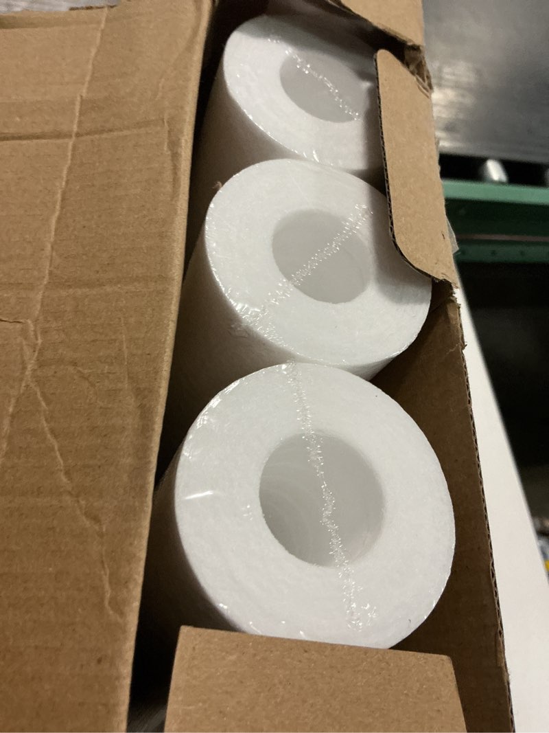 Condition photo showing New/Like New for membrane solutions 5 micron sediment water filter replacement polypropylene cartridge 20" x 2.5" for whole house filter system - 6 pack