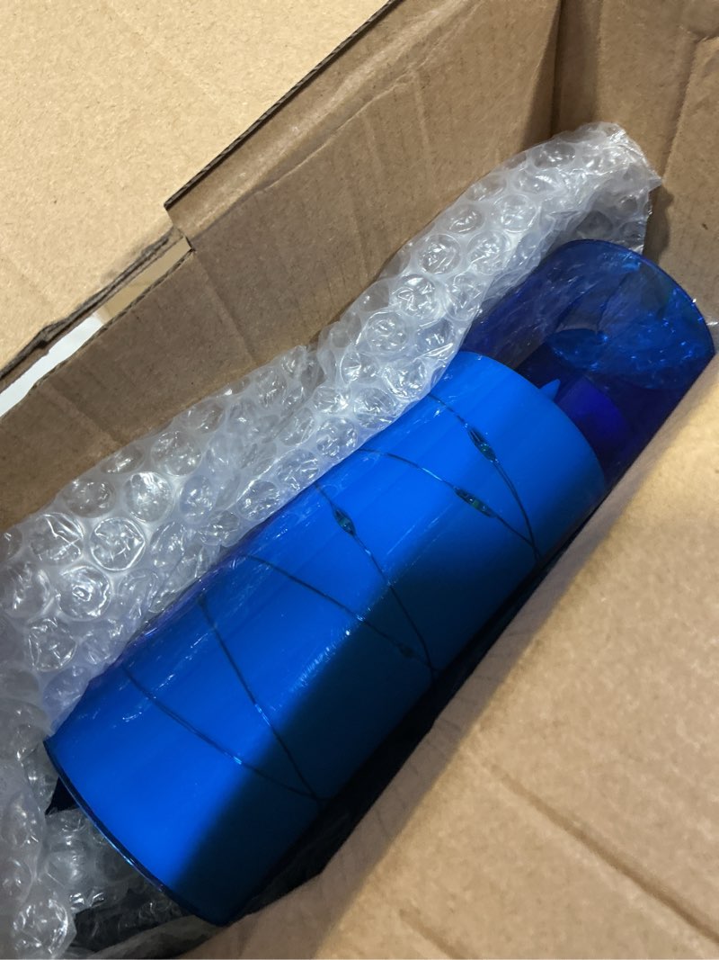 Condition photo showing Good Condition for nimiko flickering flameless led candles,battery operated candles 9 pcs with embedded star string,acrylic led pillar candles with remote,suitable for home decoration to create an atmosphere (blue)