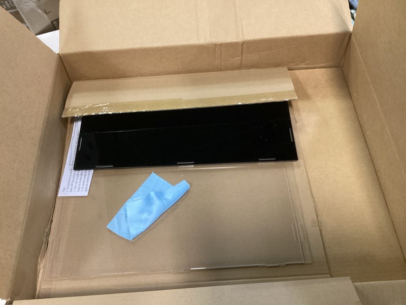 Condition photo showing Good Condition for MECCANIXITY Acrylic Display Case Plastic Box Cube Storage Box Clear Small Assemble Dustproof Showcase 16.1x8.3x16 Inch for Collectibles Items