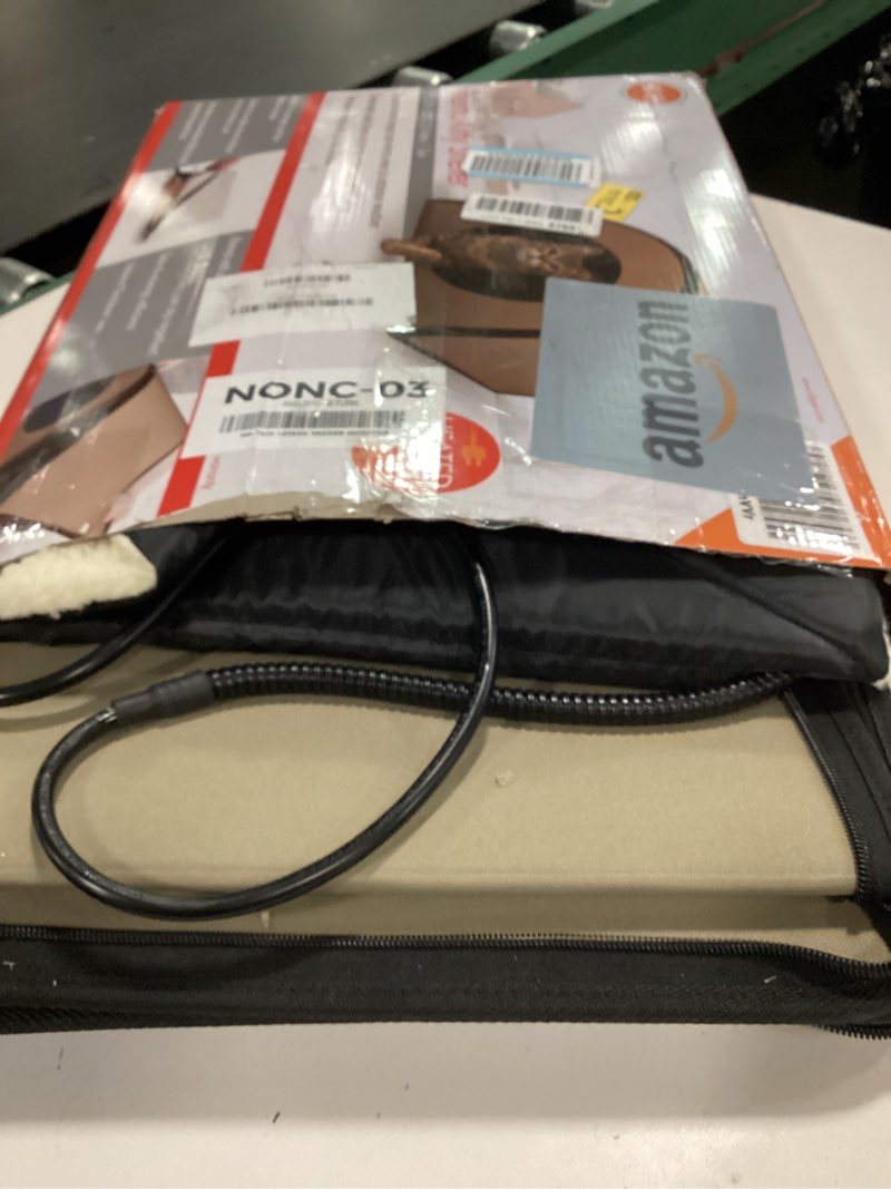 Condition photo showing Good Condition for K&H Pet Products Heated Outdoor Cat House for Outside - Thermo Mod Kitty Shelter, Insulated, Waterproof, Heated Floor, Washable Cover, Safety Listed - Small 21 X 14 X 13in Tan 20W