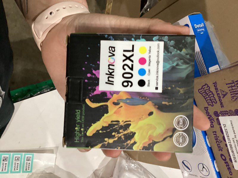 Condition photo showing New/Like New for 902XL Ink Cartridges Black Color Combo Pack Compatible for HP Printer for HP 902 XL for HP902 4-Pack Series OfficeJet Pro 6960 6950 6958 6970 6962 6975 6954 6951 6956 6961 Black Cyan Magenta Yellow