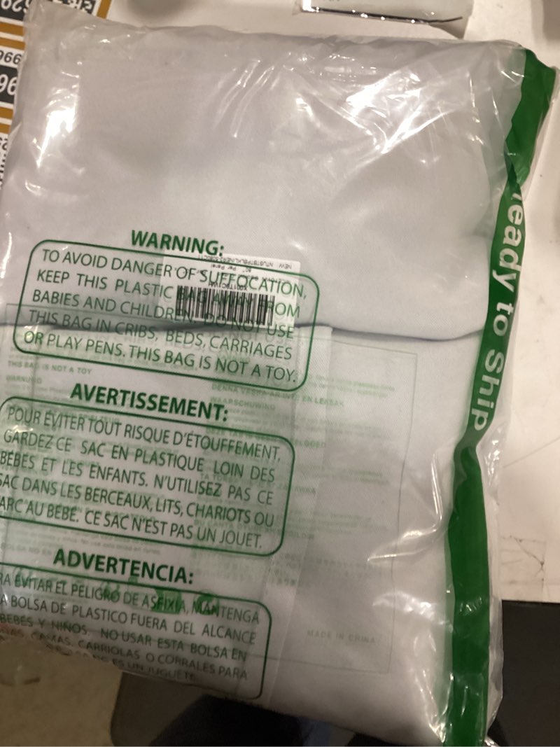 Condition photo showing Good Condition for NICETOWN Blackout Curtain Liners for Sheer Curtains, Cold Heat Light Noise Blocking Liners with Rings: Easy to Open and Closed, Thermal Liners for 84 inches Long Curtains, 1 Pair, 50" x 80" Per Panel 50"W x 80"L (Pack of 2) Platinum White
