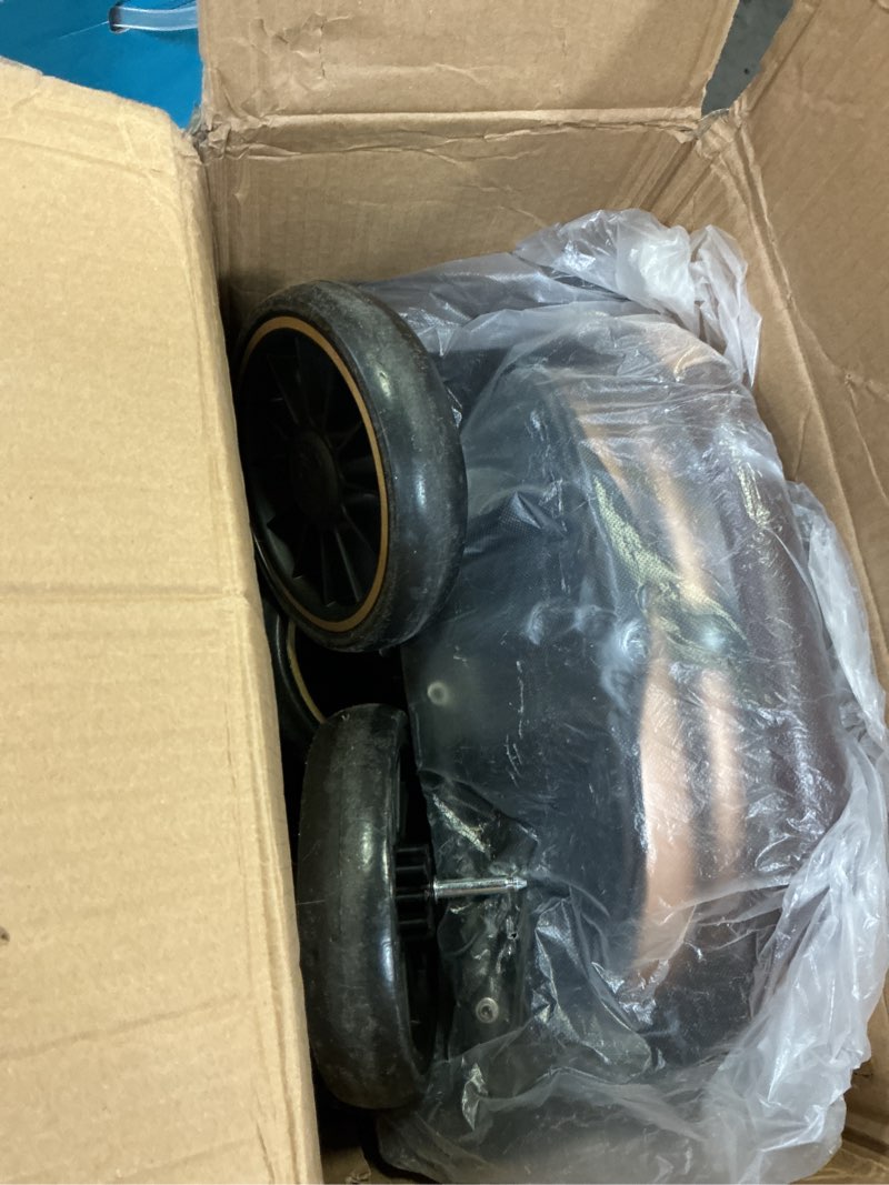 Condition photo showing As Is for Dog Stroller with 4 Wheels, Folding Pet Stroller for Small, Medium Dogs and Cats up to 50lbs, Detachable Carrier, Storage Basket, Car Seat 3 in 1 Multifunctional (Brown?)