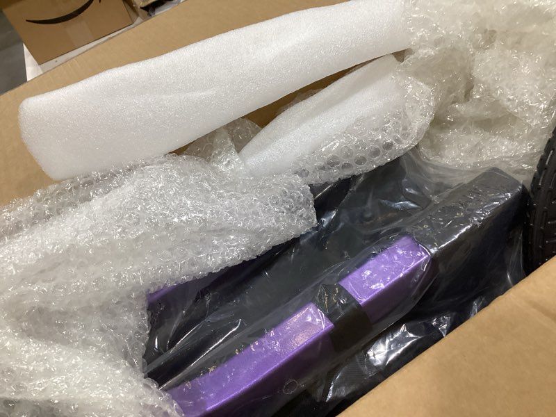Condition photo showing Good Condition for ambliss rollator walkers with seat for seniors, 8" wheels, 300lb. weight capacity, all terrain lightweight walkers for seniors with backrest, height adjustable foldable walker (purple-3wheel)