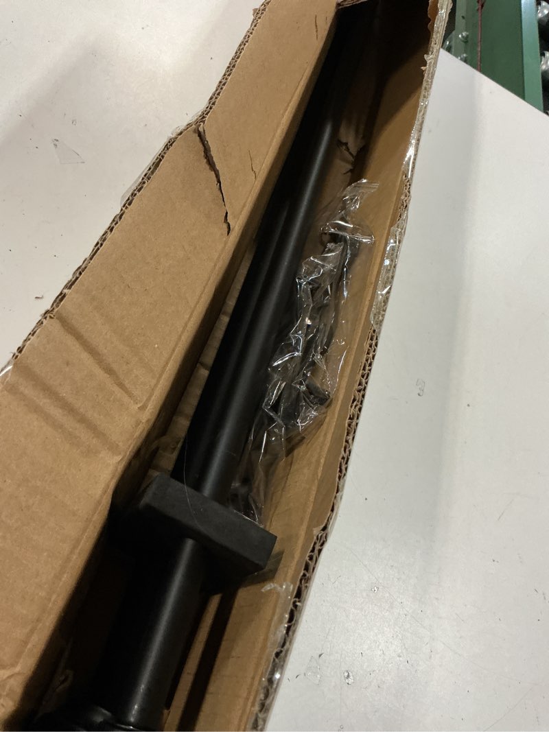 Condition photo showing Good Condition for Modern Double Curtain Rods, Matte Black Curtain Rod 36-72 Inch Length Drapery Rods with Simple Decorative End Caps 1 Inch Front and 5/8 Inch Diameter Back Dual Curtain Rod Telescoping Window Rods Matte Black 36-72"