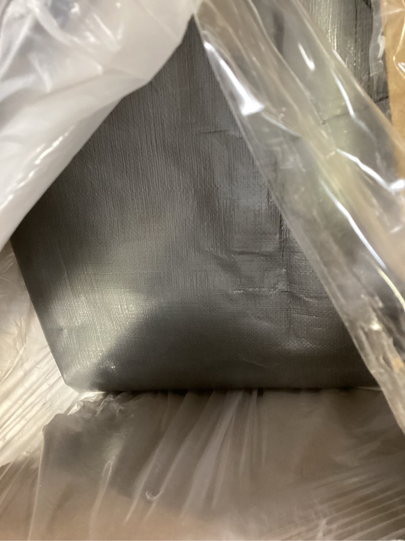 Condition photo showing Good Condition for 12x24 ft tarp waterproof, 16 mil tarps heavy duty waterproof multipurpose protective cover uv resistant rip & tear resistant with grommets reversible for home boats cars camping sliver/brown 12x24