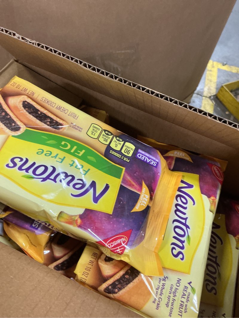 Condition photo showing Good Condition for Newtons Fat Free Soft & Fruit Chewy Fig Cookies, (Fig Bars), 12 - 10 oz Packs Fat Free Fig 10 Ounce (Pack of 12/best (26feb 26)