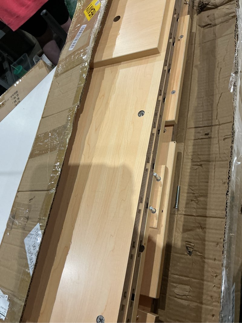 Condition photo showing Good Condition for (similar to not exact )sintuff 4 set wooden pull out tray cabinet organizer soft close roll out shelves for kitchen cabinets fully assembled slide pantry shelves(21'' x 21'')