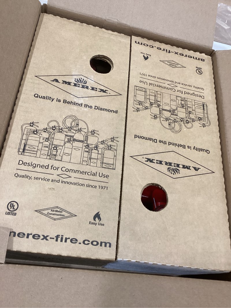 amerex b500, 5 lb abc dry chemical fire extinguisher – class a, b & c rated with 12–18 ft range and 14 second discharge time, 2-pack